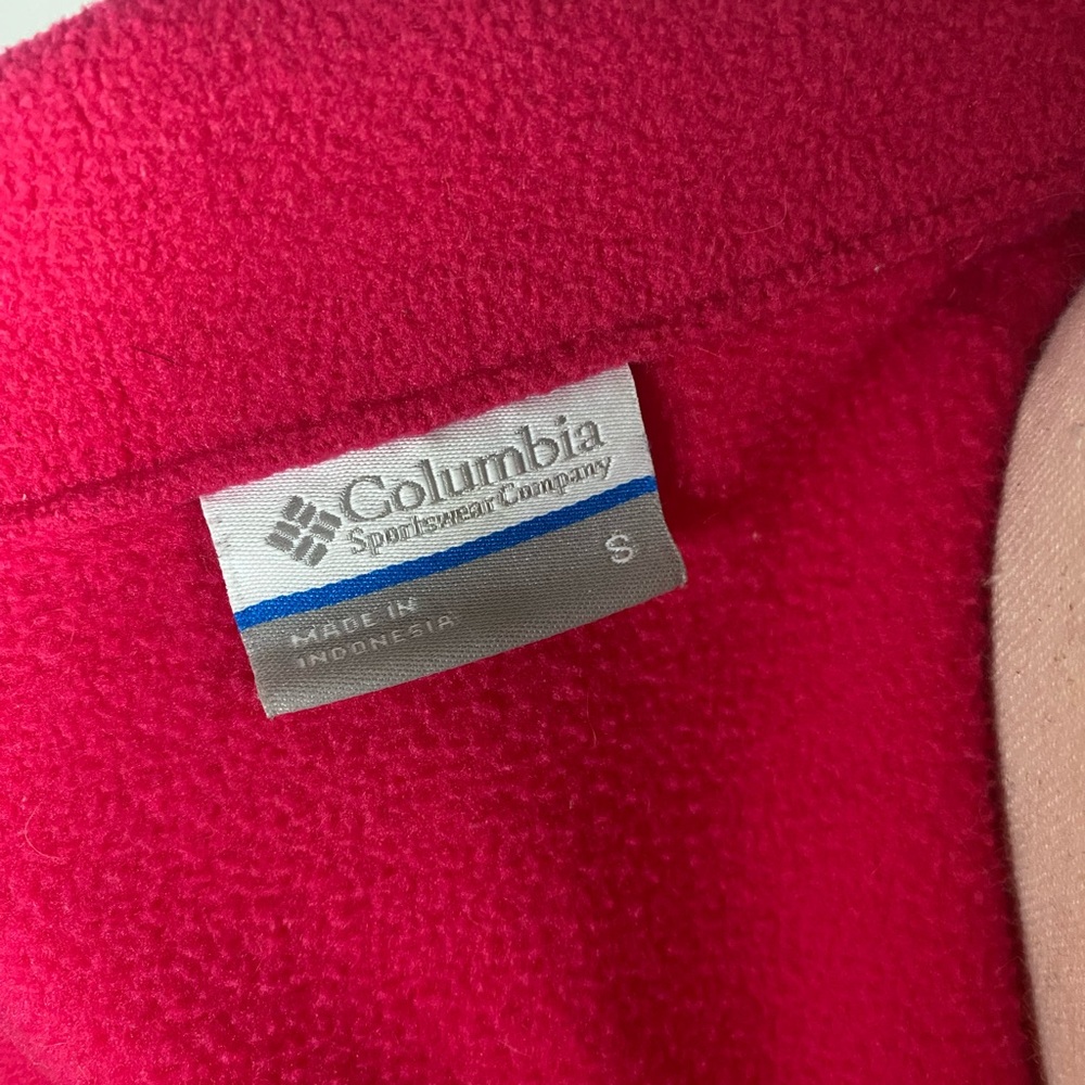 Columbia Women's Vibrant Pink Fleece Jacket - Picture 6 of 6